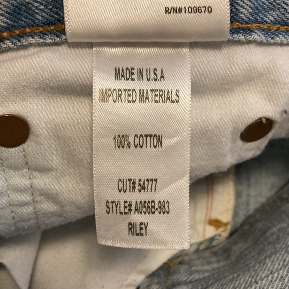 AGOLDE Riley High Rise Straight Crop Shatter Size 25 - Picture 10 of 10